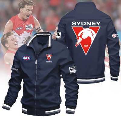 AFL Sydney Swans Custom Name Lapel Jacket