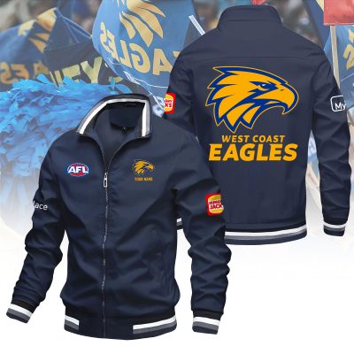 AFL West Coast Eagles Custom Name Lapel Jacket