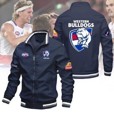AFL Western Bulldogs Custom Name Lapel Jacket