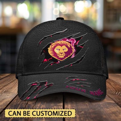 AFL Brisbane Lions Sports Custom Name Classic Cap Gift For Fans