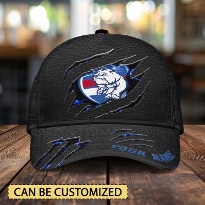 AFL Western Bulldogs Sports Custom Name Classic Cap Gift For Fans