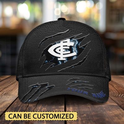 AFL Carlton Blues Sports Custom Name Classic Cap Gift For Fans