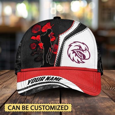 NRL Manly Warringah Sea Eagles x Anzac Day Custom Name Classic Cap Gift For Fans