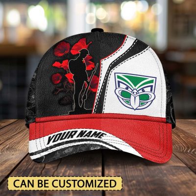NRL New Zealand Warriors x Anzac Day Custom Name Classic Cap Gift For Fans