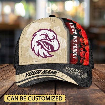 NRL Manly Warringah Sea Eagles x Anzac Day Custom Name Classic Cap Gift For Fans