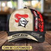NRL Newcastle Knights x Anzac Day Custom Name Classic Cap Gift For Fans