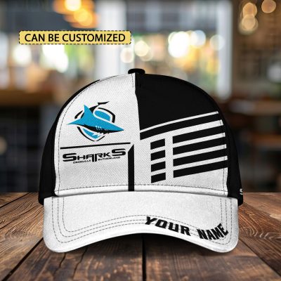 NRL Cronulla-Sutherland Sharks Custom Name Classic Cap Gift For Fans