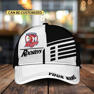 NRL Sydney Roosters Custom Name Classic Cap Gift For Fans