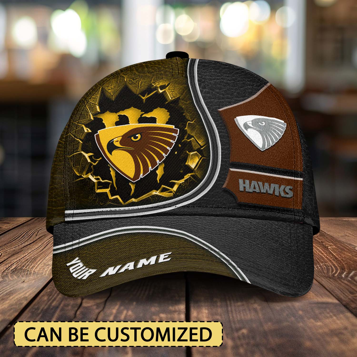 AFL Hawthorn Hawks Sports Custom Name Classic Cap Gift For Fans AFL Hawthorn Hawks Sports Custom Name Classic Cap Gift For Fans