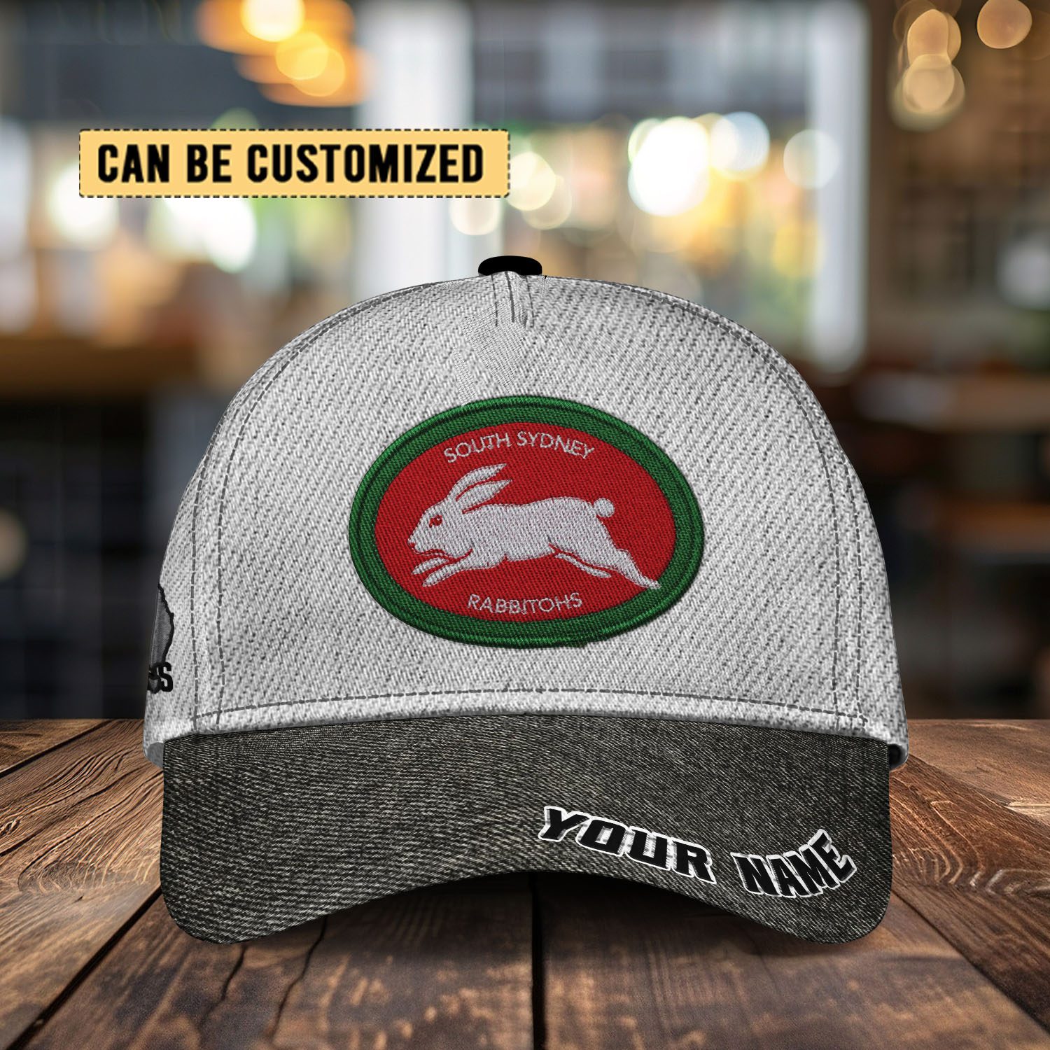 NRL South Sydney Rabbitohs Custom Name Classic Cap Gift For Fans NRL South Sydney Rabbitohs Custom Name Classic Cap Gift For Fans