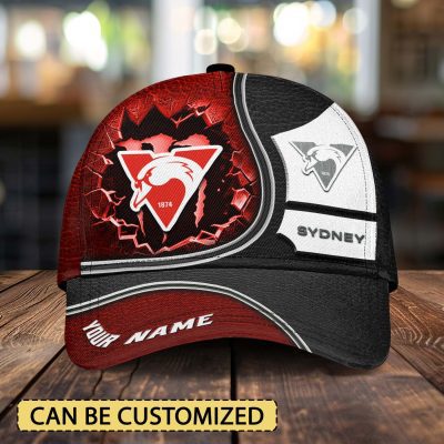 AFL Sydney Swans Sports Custom Name Classic Cap Gift For Fans
