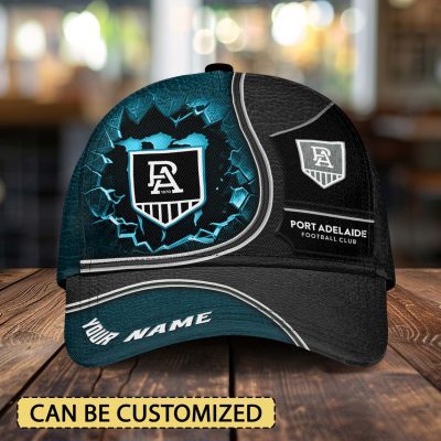 AFL Port Adelaide Sports Custom Name Classic Cap Gift For Fans