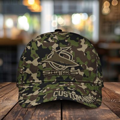 NRL Cronulla-Sutherland Sharks Custom Name Classic Cap Gift For Fans