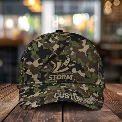 NRL Melbourne Storm Custom Name Classic Cap Gift For Fans