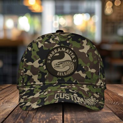 NRL Parramatta Eels Custom Name Classic Cap Gift For Fans