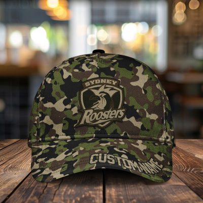 NRL Sydney Roosters Custom Name Classic Cap Gift For Fans