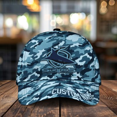 NRL Cronulla-Sutherland Sharks Custom Name Classic Cap Gift For Fans