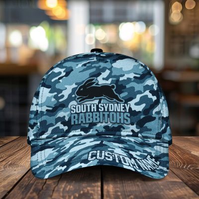 NRL South Sydney Rabbitohs Custom Name Classic Cap Gift For Fans