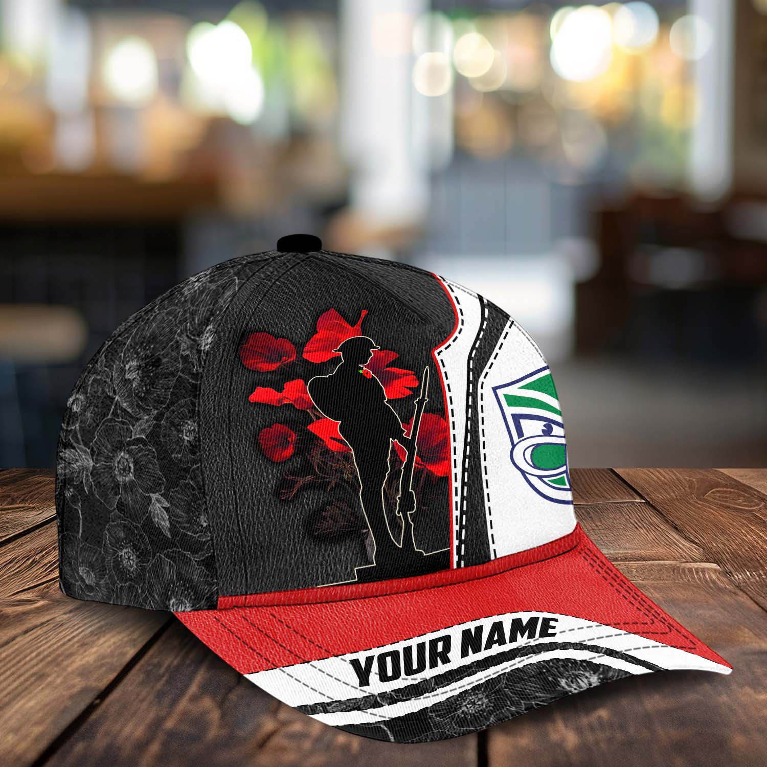 NRL New Zealand Warriors x Anzac Day Custom Name Classic Cap Gift For Fans NRL New Zealand Warriors x Anzac Day Custom Name Classic Cap Gift For Fans