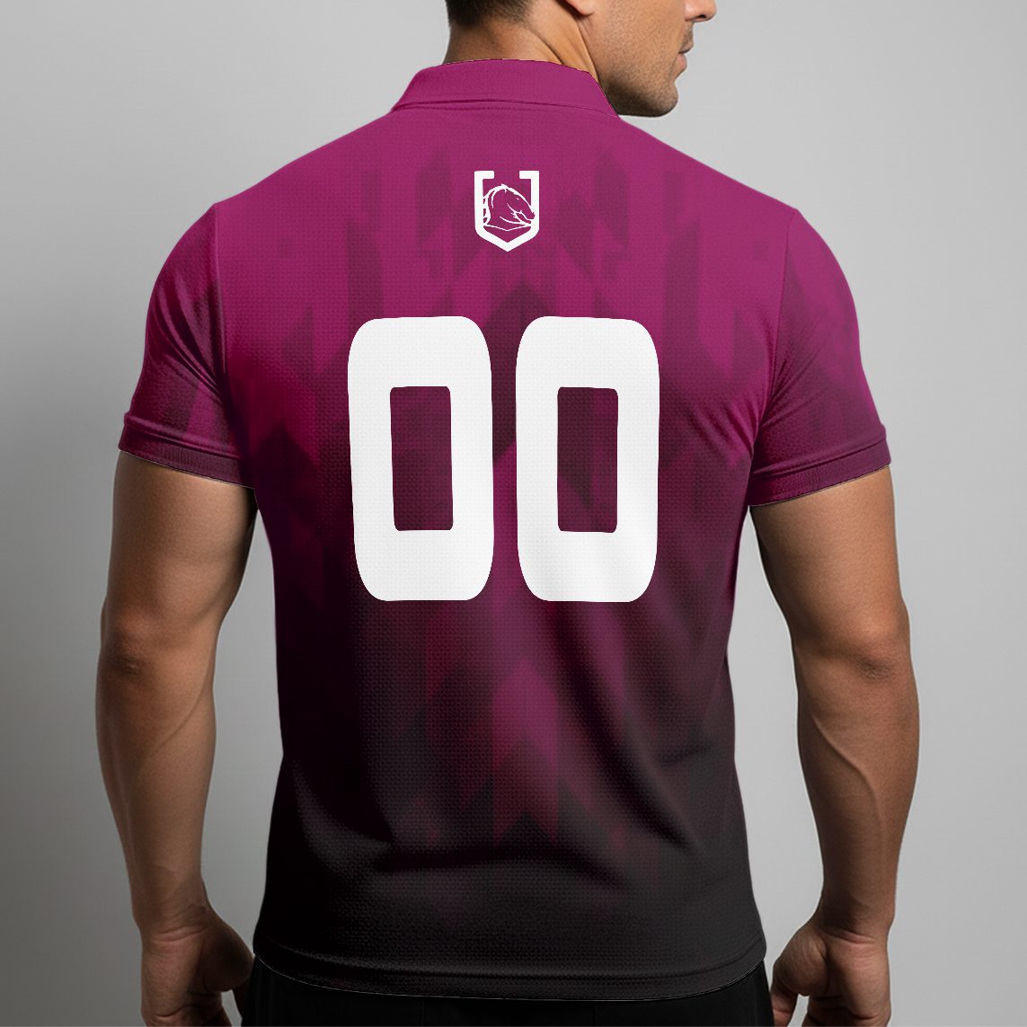 NRL Brisbane Broncos Personalized Zip Polo Shirt Gift For Fans NRL Brisbane Broncos Personalized Zip Polo Shirt Gift For Fans