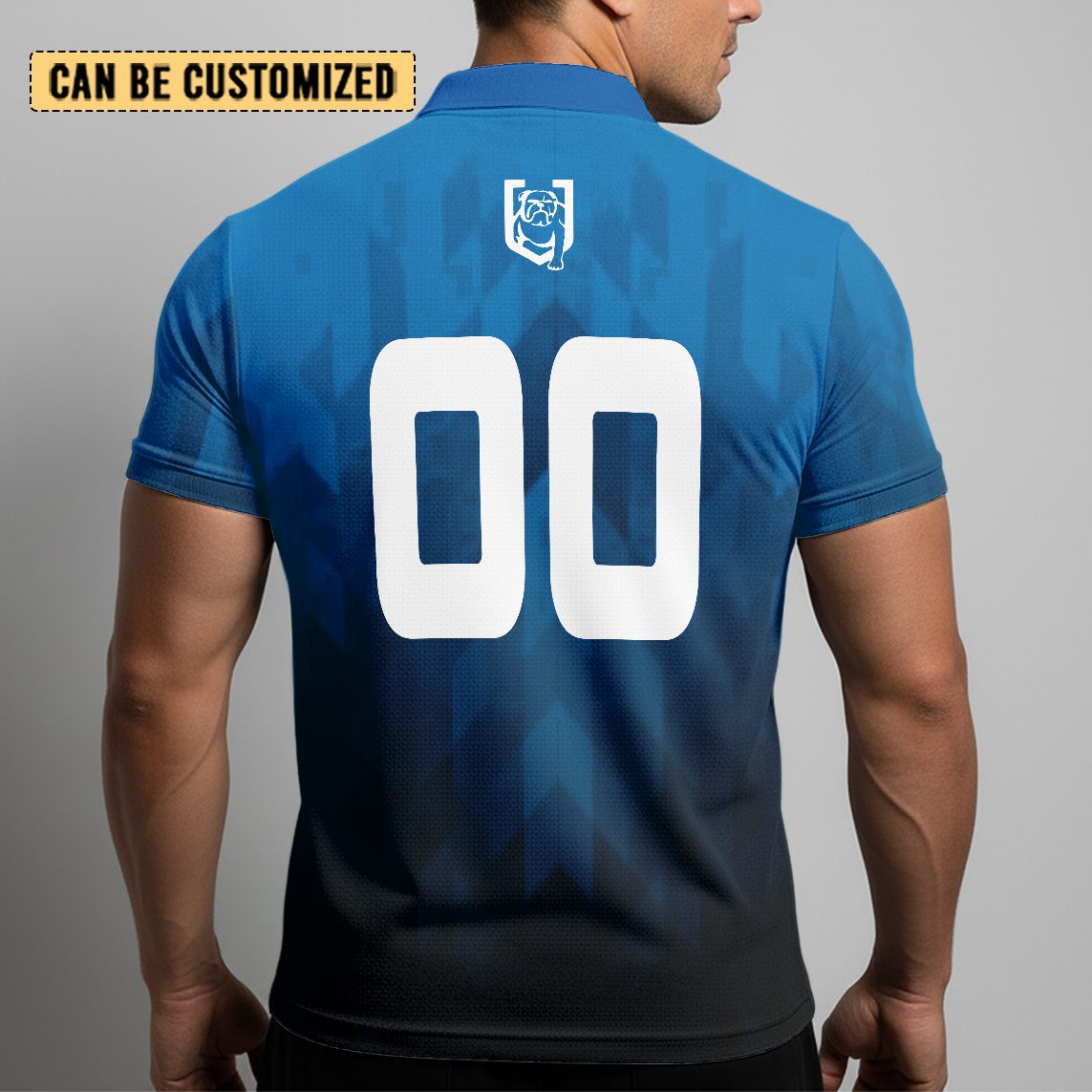 NRL Canterbury-Bankstown Bulldogs Personalized Zip Polo Shirt Gift For Fans NRL Canterbury-Bankstown Bulldogs Personalized Zip Polo Shirt Gift For Fans