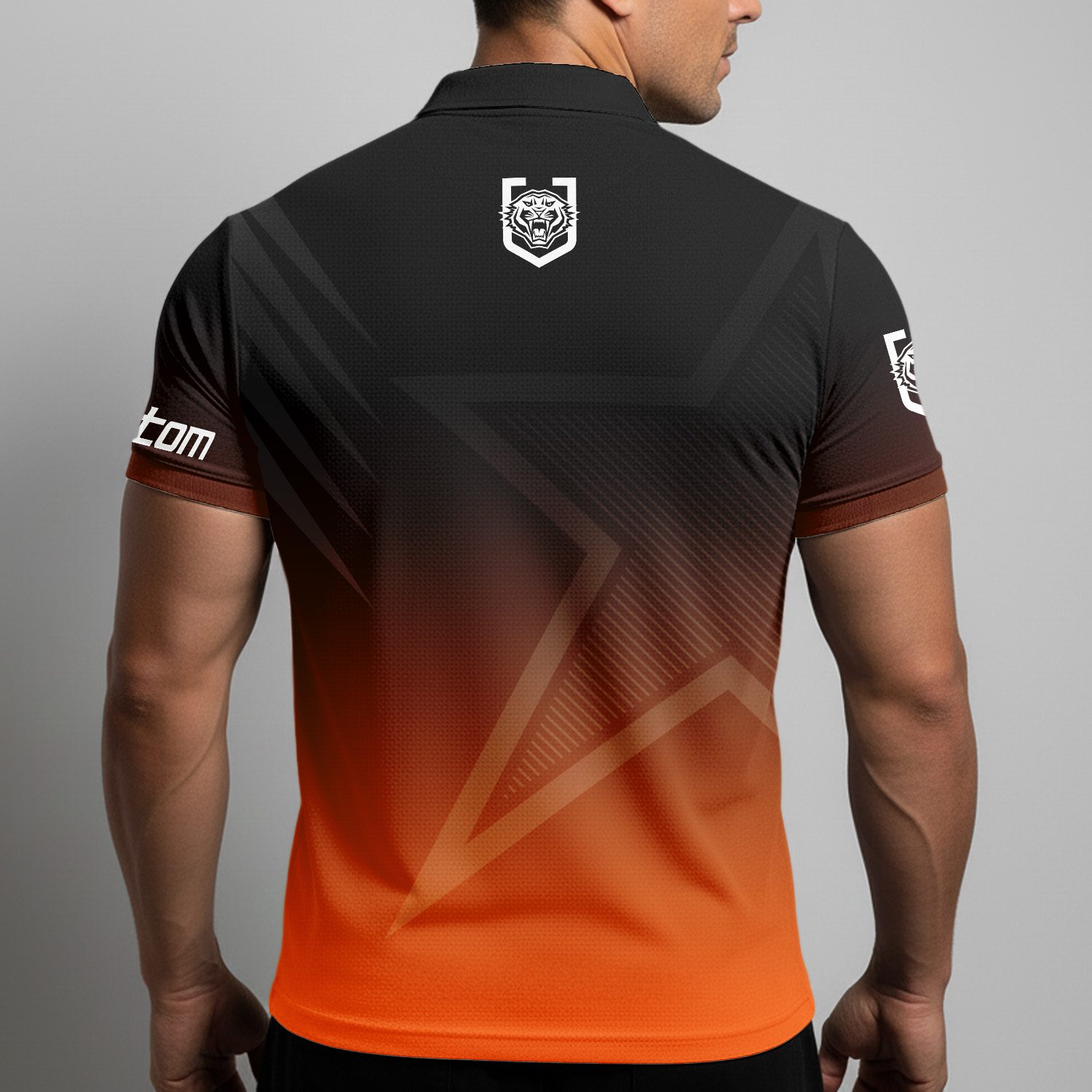 NRL Wests Tigers Personalized Zip Polo Shirt Gift For Fans NRL Wests Tigers Personalized Zip Polo Shirt Gift For Fans
