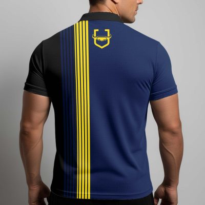 NRL North Queensland Cowboys Personalized Zip Polo Shirt Gift For Fans