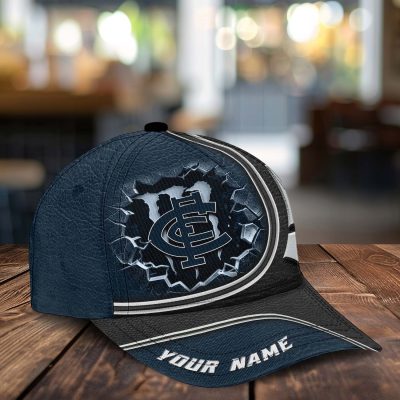 AFL Carlton Blues Sports Custom Name Classic Cap Gift For Fans