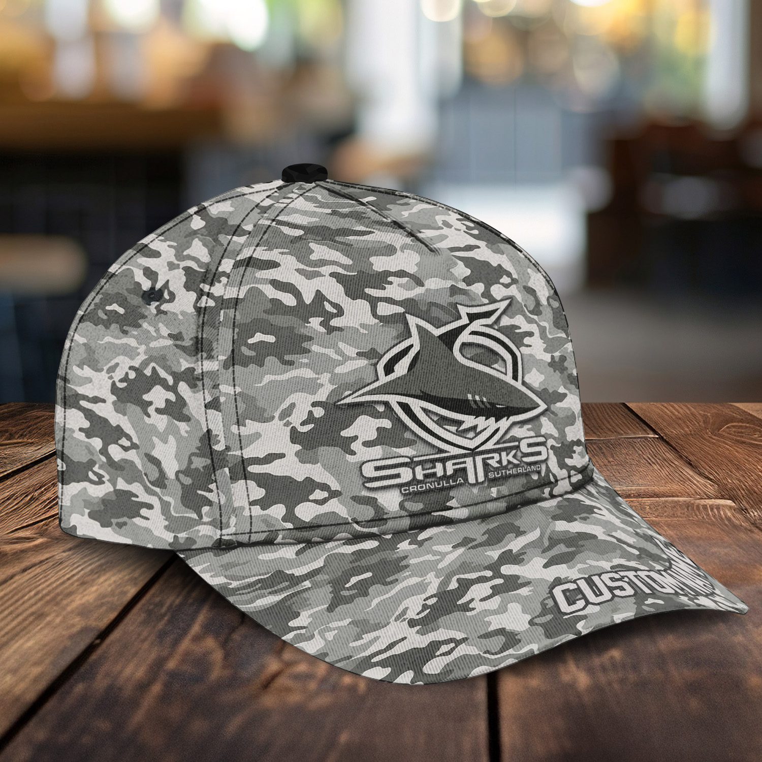 NRL Cronulla-Sutherland Sharks Custom Name Classic Cap Gift For Fans NRL Cronulla-Sutherland Sharks Custom Name Classic Cap Gift For Fans