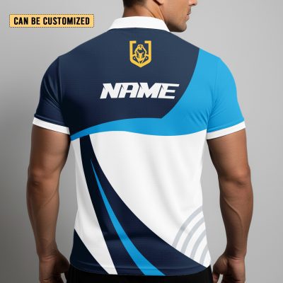 NRL Gold Coast Titans Personalized Zip Polo Shirt Gift For Fans
