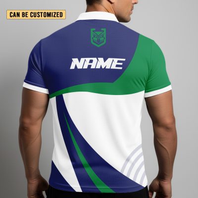 NRL New Zealand Warriors Personalized Zip Polo Shirt Gift For Fans