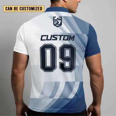 NRL Sydney Roosters Personalized Zip Polo Shirt Gift For Fans