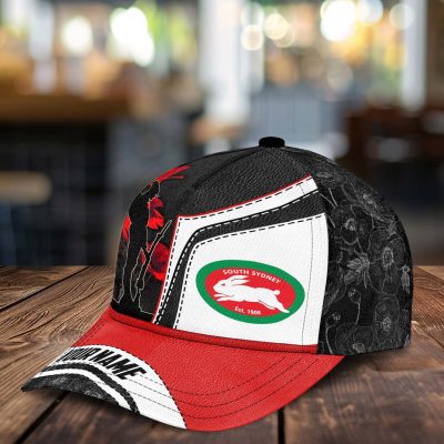 NRL South Sydney Rabbitohs x Anzac Day Custom Name Classic Cap Gift For Fans