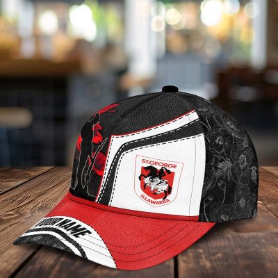 NRL St. George Illawarra Dragons x Anzac Day Custom Name Classic Cap Gift For Fans