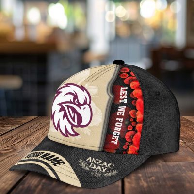 NRL Manly Warringah Sea Eagles x Anzac Day Custom Name Classic Cap Gift For Fans