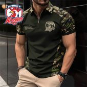 NRL Sydney Roosters Personalized Zip Polo Shirt Gift For Fans
