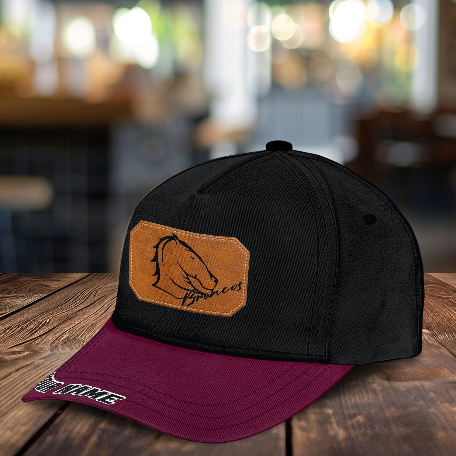 NRL Brisbane Broncos Custom Name Classic Cap Gift For Fans NRL Brisbane Broncos Custom Name Classic Cap Gift For Fans