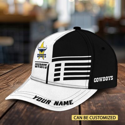 NRL North Queensland Cowboys Custom Name Classic Cap Gift For Fans