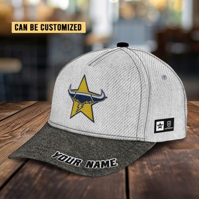 NRL North Queensland Cowboys Custom Name Classic Cap Gift For Fans