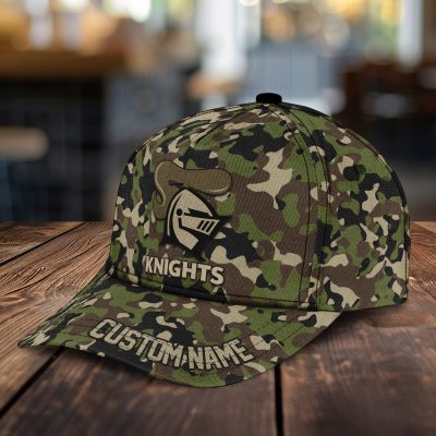 NRL Newcastle Knights Custom Name Classic Cap Gift For Fans