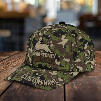 NRL South Sydney Rabbitohs Custom Name Classic Cap Gift For Fans