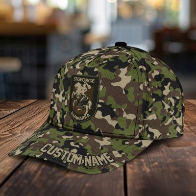 NRL St. George Illawarra Dragons Custom Name Classic Cap Gift For Fans