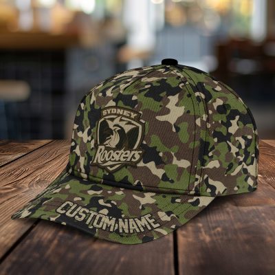 NRL Sydney Roosters Custom Name Classic Cap Gift For Fans