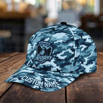 NRL Sydney Roosters Custom Name Classic Cap Gift For Fans