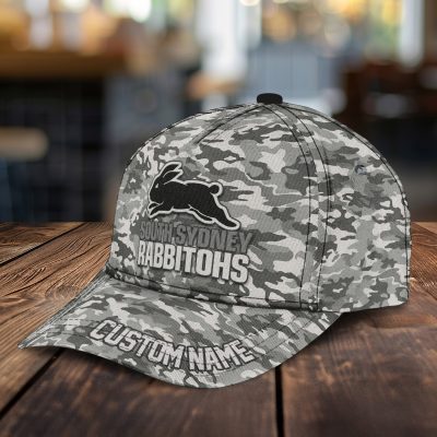 NRL South Sydney Rabbitohs Custom Name Classic Cap Gift For Fans