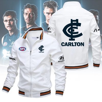 AFL Carlton Blues Custom Name Lapel Jacket