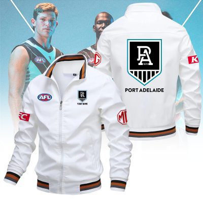 AFL Port Adelaide Power Custom Name Lapel Jacket