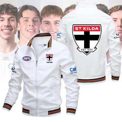 AFL St Kilda Saints Custom Name Lapel Jacket