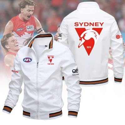 AFL Sydney Swans Custom Name Lapel Jacket