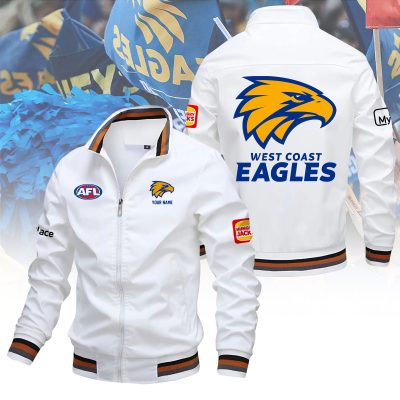 AFL West Coast Eagles Custom Name Lapel Jacket